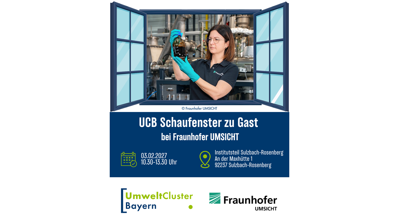 Schaufenster Fraunhofer UMSICHT 2027 Vorschau